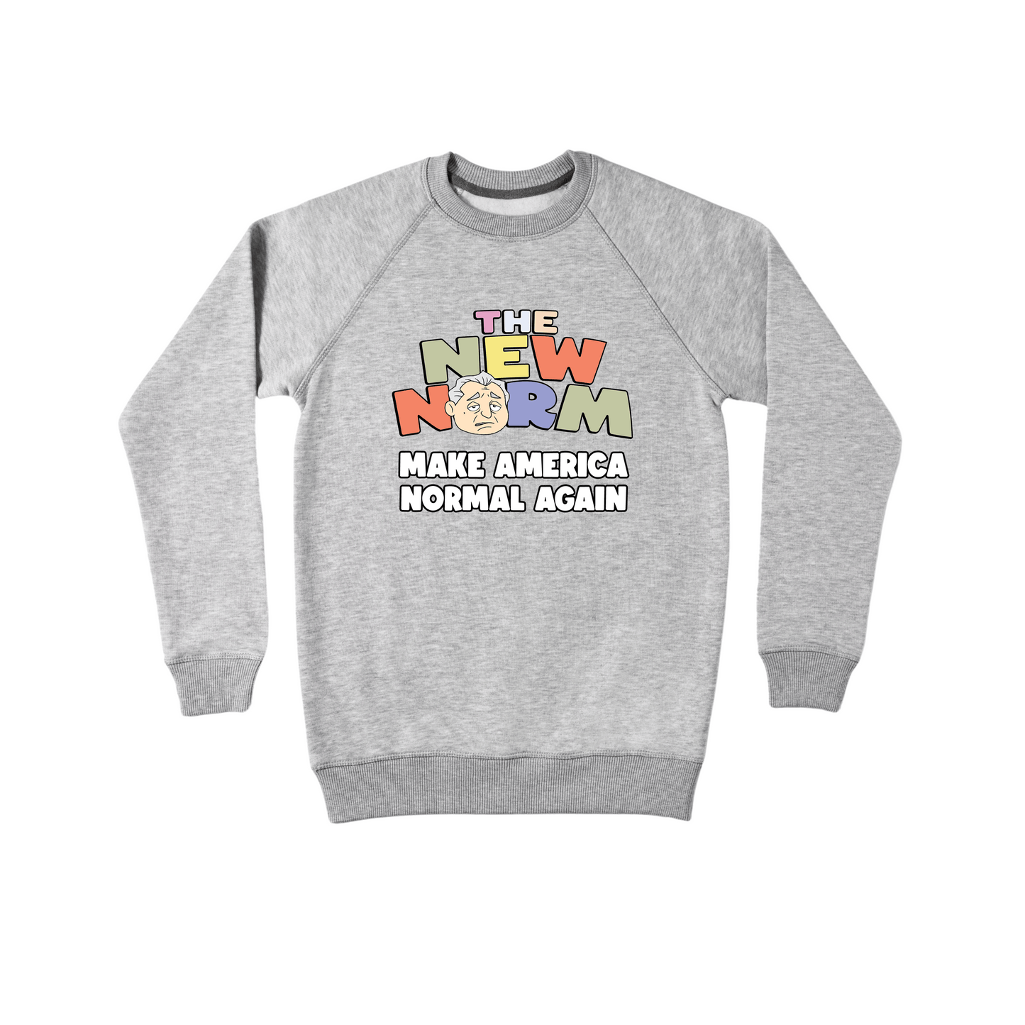 Make America Normal Grey Crewneck